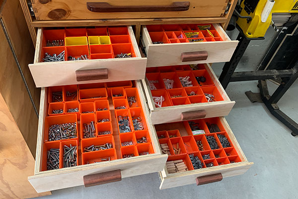 Wood Workshop small parts drawer